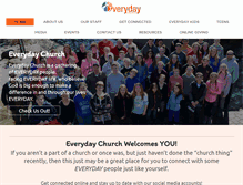 Tablet Screenshot of everyday-church.net
